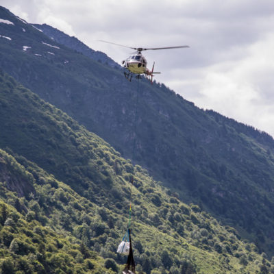 Livraison refuge hélico