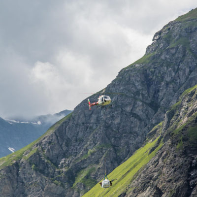 Livraison refuge hélico